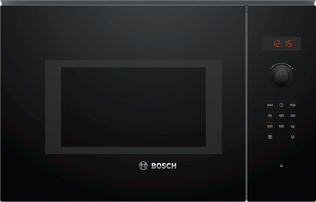 Bosch BFL523MB0B Serie 2 Black Built-In Solo Microwave