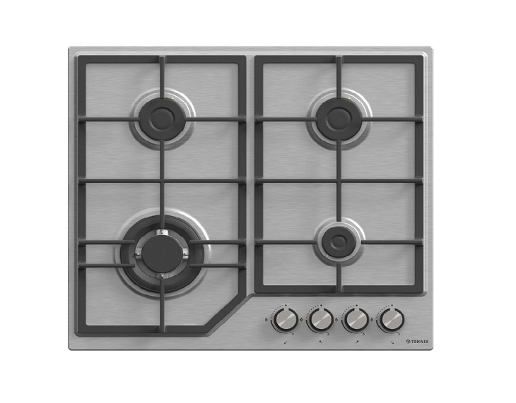 Teknix BITK260GHX Stainless Steel 60cm Gas Hob 