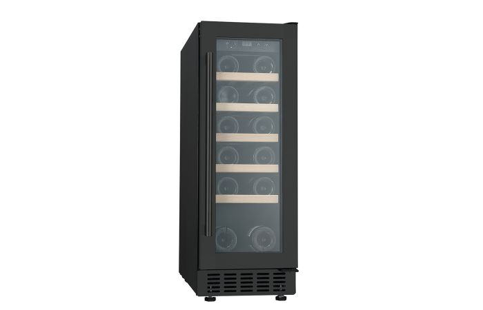 Teknix BITK2WC30B Black 20 Bottle Built Under Wine Cooler 