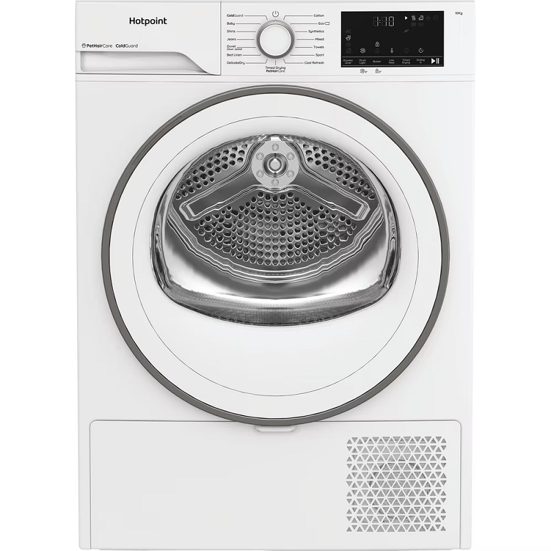 Hotpoint CHD103MWWUK 10KG White Heat Pump Dryer With Pet Hair Care 