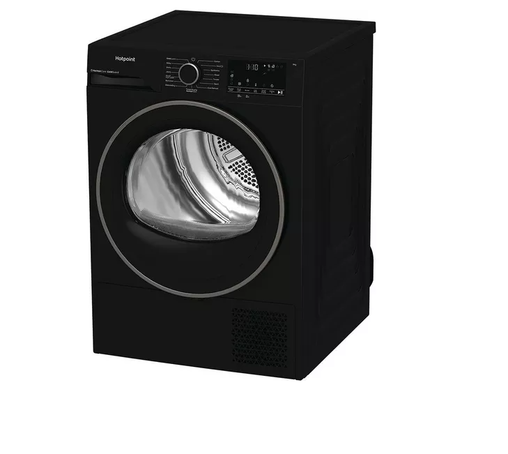 Hotpoint CHD93MBBUK Black 9KG Heat Pump Dryer With Pet Hair Care
