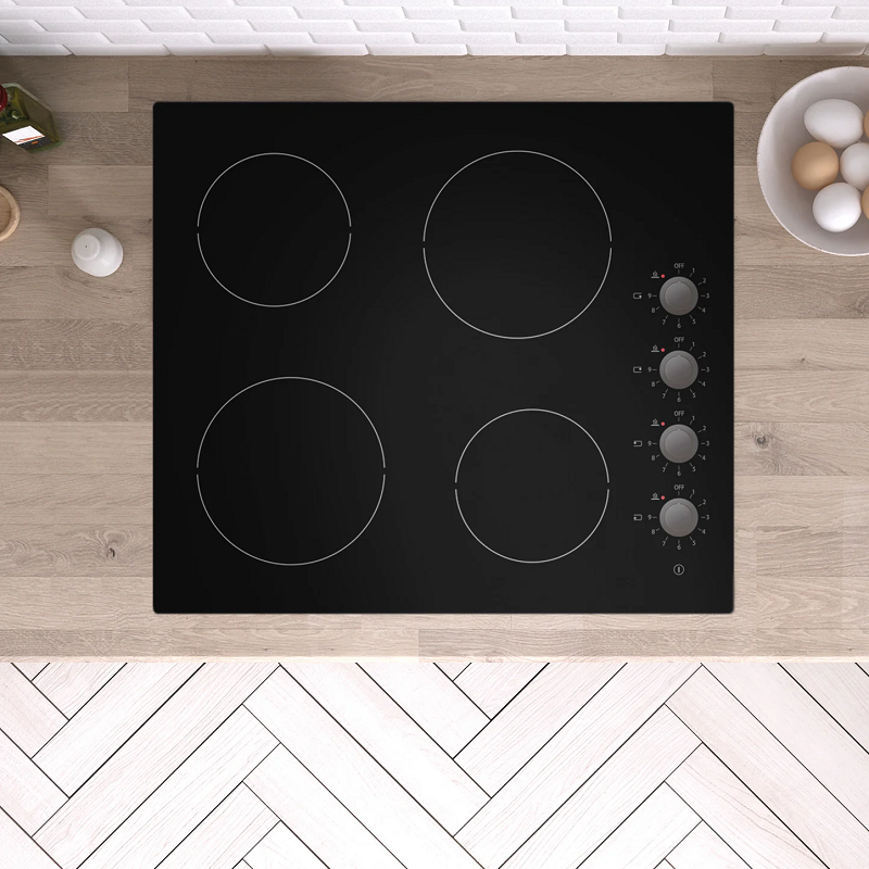 Statesman CHZ460D Black Glass 60cm Ceramic Hob 