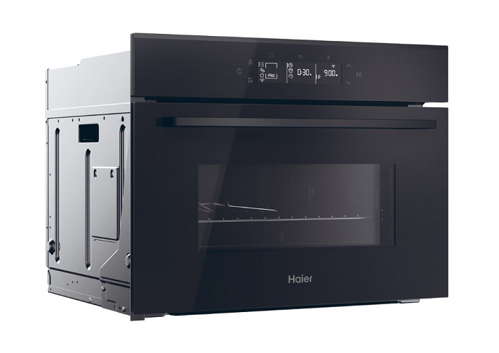 Haier H4MWID29G6NQB Black Built-In Combination Microwave 