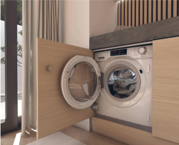Hoover HBWS494DMSW5-80 Built-In 9KG Washing Machine 