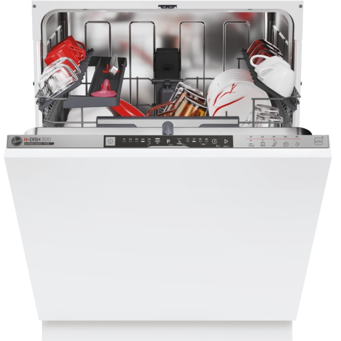 Hoover HI4E7L0S-80 Full Size Built in Dishwasher 