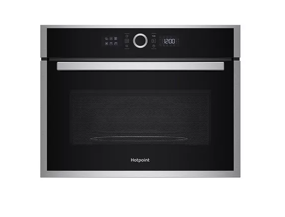Hotpoint HMW47HMXUK Stainless Steel & Black Built In Microwave & Grill