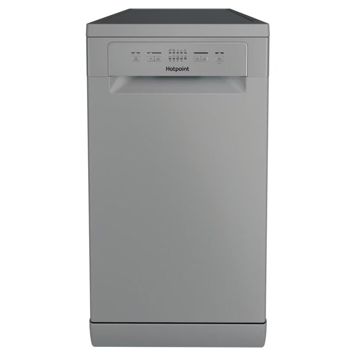 Hotpoint HP2FE10CS90SUK Silver Slimline Dishwasher 