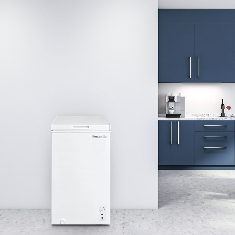 Montpellier MDAC96W White 96L Chest Freezer 