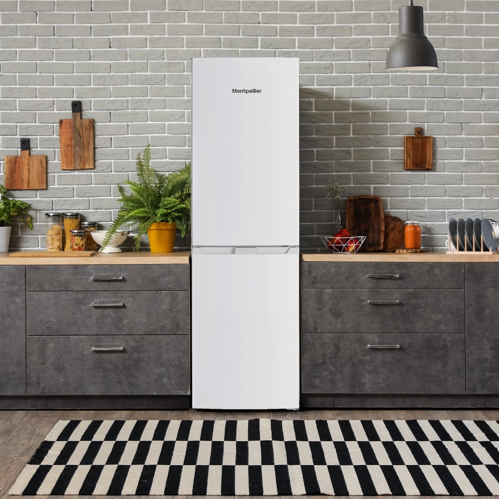 Montpellier MDANF181W White No Frost Freestanding Fridge Freezer 