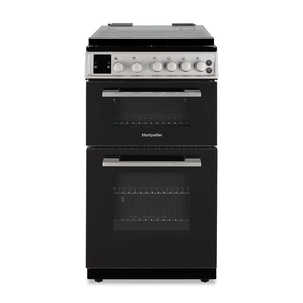 Montpellier MDOG50LS 50cm Silver Gas Double Cooker 