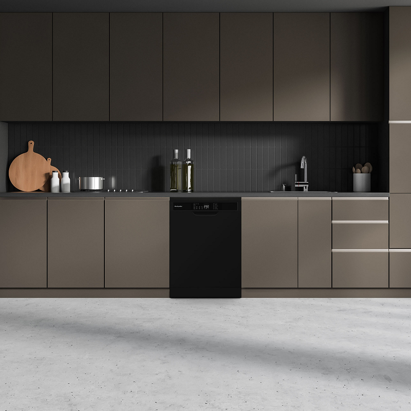 Montpellier MDWD1354K Black 60cm Freestanding Dishwasher 