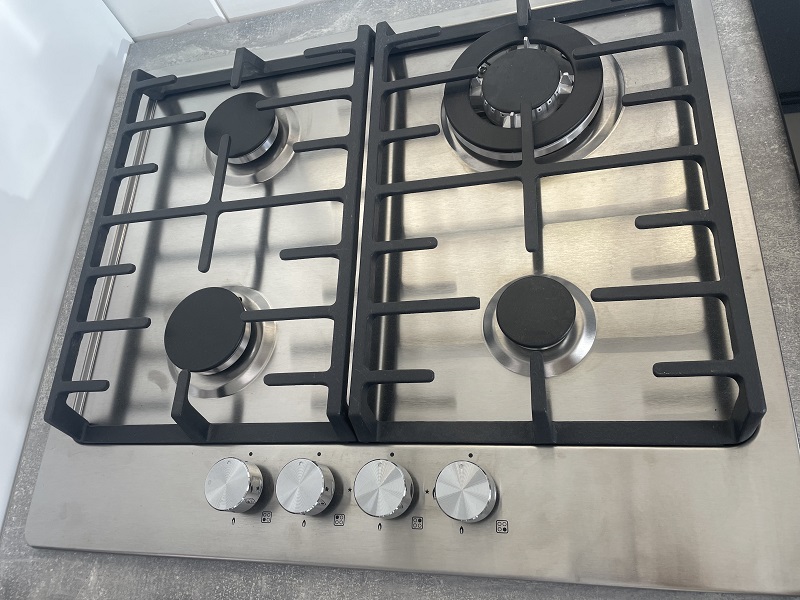 Montpellier MGH61CX 60cm Stainless Steel Gas Hob - EX DISPLAY 