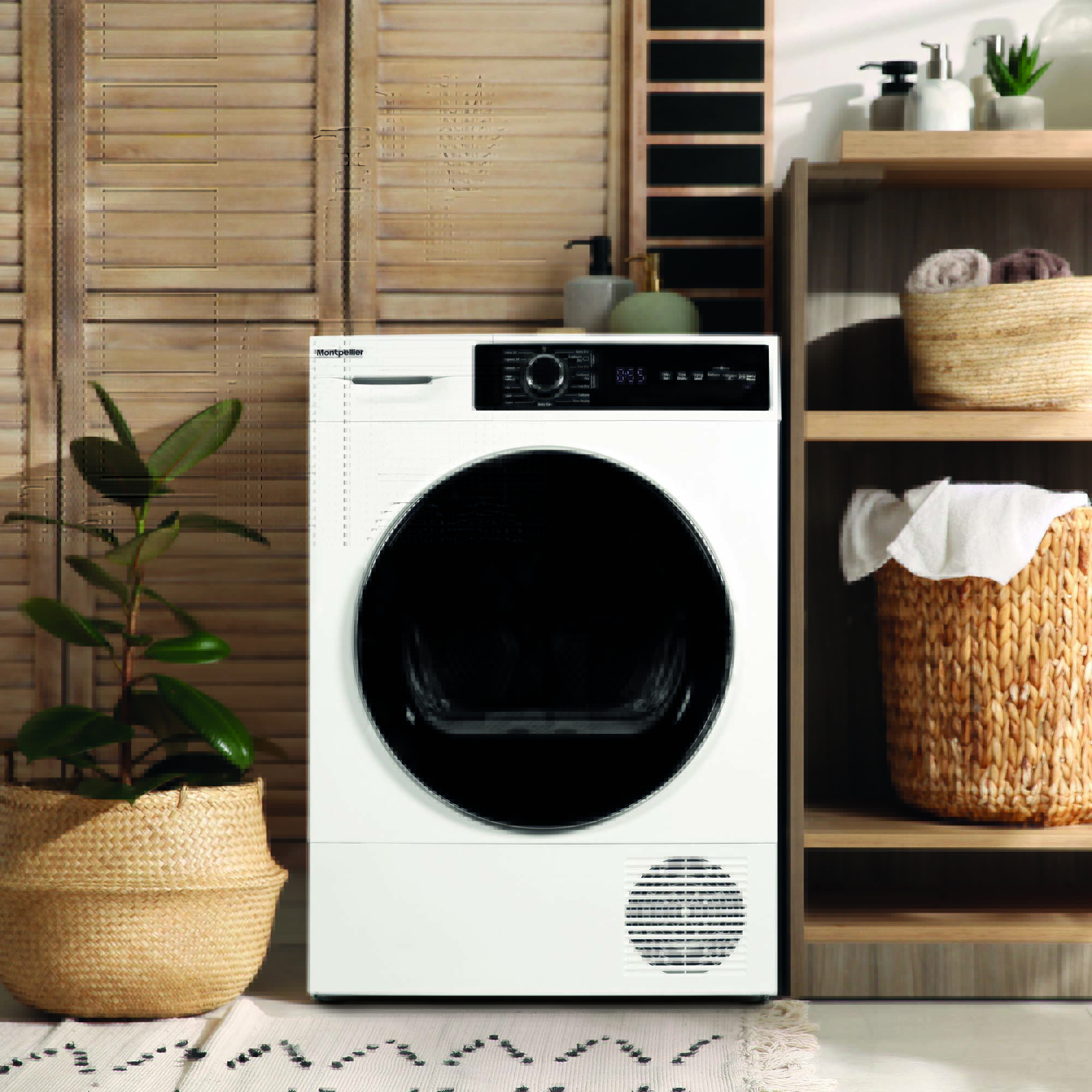 Montpellier MHP10SDW 10KG Heat Pump Tumble Dryer 