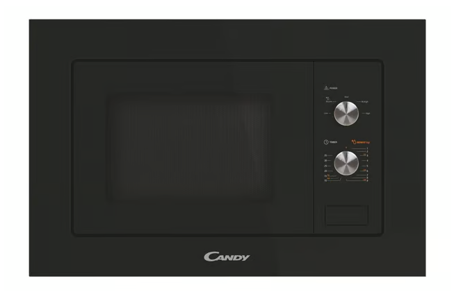 Candy MIS1730BUK Built in Black Glass 20L Microwave 