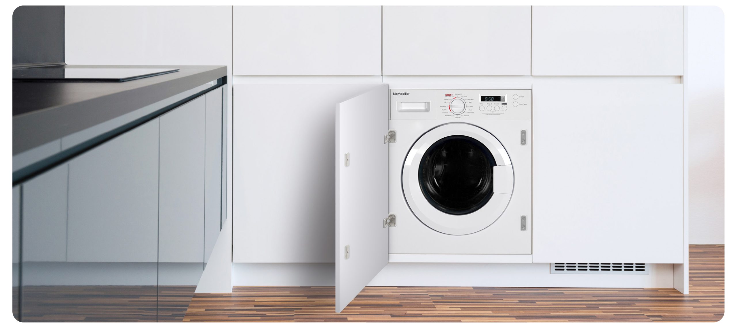Montpellier MIWD8614 Integrated Washer Dryer 8/6KG