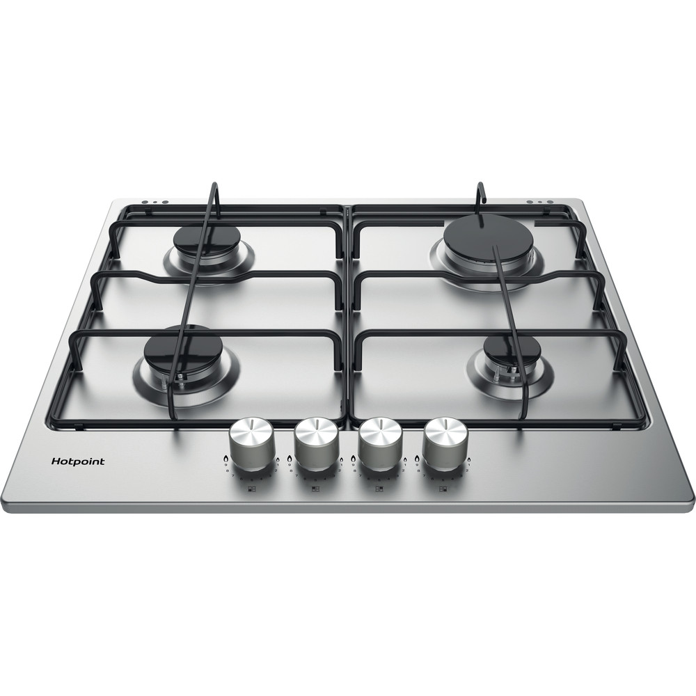 Hotpoint PPH60PFIXUK 60cm Stainless Steel Gas Hob 