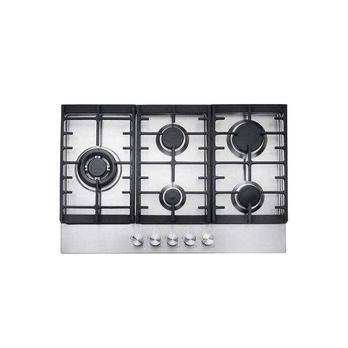 Teknix SCGH751X 75cm 5 Burner Stainless Steel Gas Hob 