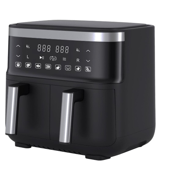 Swan SD10518BLK 7.6 L Black Dual Air Fryer 