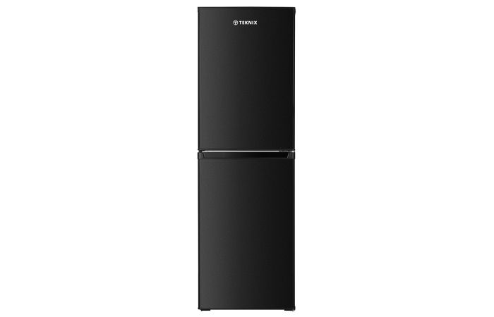 Teknix STF1725B Black 50/50 Split Freestanding Fridge Freezer 