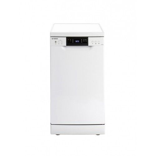 Teknix TFD455W White Slimline Freestanding Dishwasher 