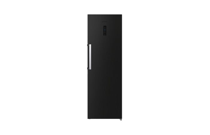 Teknix TH60TLBIX Black Steel Freestanding Tall Larder Fridge 