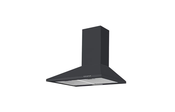 Teknix TKCH26B Black 60cm Chimney Hood 
