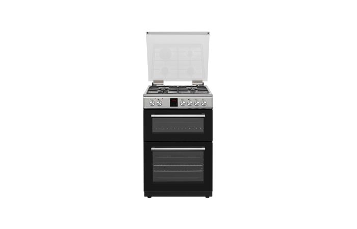 Teknix TKGD60X Stainless Steel 60cm Gas Double Oven Cooker 