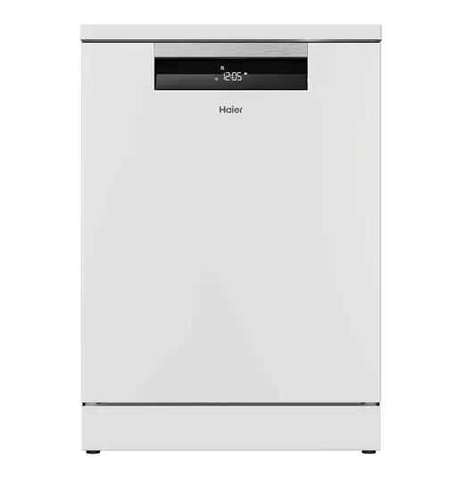 Haier XF 5C7M0W-80 White 60cm Freestanding Dishwasher 