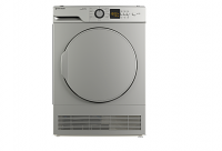 White Knight WK-AT8CS Silver 8KG Freestanding Condenser Dryer 