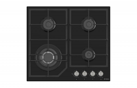 Teknix BITK260GHB Black Gas On Glass 60cm Hob 