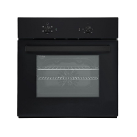 Teknix BITK263ESB Black Slim Depth Electric Oven 