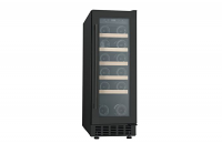 Teknix BITK2WC30B Black 20 Bottle Built Under Wine Cooler 