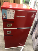 Montpellier MAB2035ER Red Retro Undercounter Fridge Freezer - Damaged 