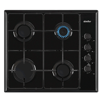 Simfer G60B Black Gas 60cm Hob 