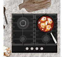 Statesman GH160GB Black Gas on Glass 60cm Hob 