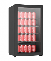 Iceking IKBEV85BK Black Undercounter Drinks Cooler