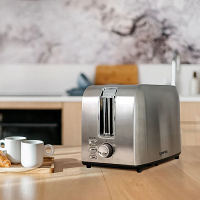 Igenix IGT0209SS Stainless Steel 2 Slice Toaster 
