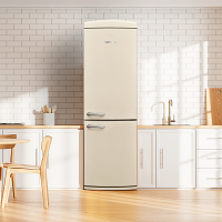 Montpellier MAB190C No Frost Cream Retro Fridge Freezer