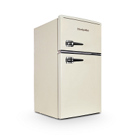 Montpellier MAB2035EC Cream Retro Undercounter Fridge Freezer 
