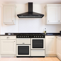 Montpellier MDFRC100C Cream 100cm Dual Fuel Range Cooker 