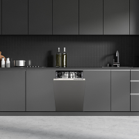 Montpellier MDWBID4553 Built in Slimline Dishwasher 