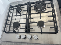 Montpellier MGH61CX 60cm Stainless Steel Gas Hob - EX DISPLAY 
