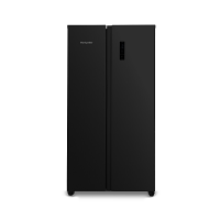 Montpellier MSBS442K Black Side by Side Fridge Freezer 