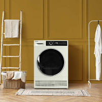Montpellier MTDC8SDC Cream 8KG Condenser Dryer 