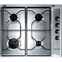 Indesit PAA642IXIWE1 60cm Stainless Steel Gas Hob