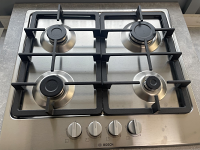 Bosch PGP6B5B90 Serie 4 Stainless Steel 60cm Gas Hob - EX DISPLAY 