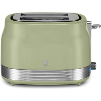 Swan ST19028GRN Green Retro 2 Slice Toaster 