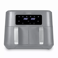 Tower T17137CGRY Grey 8.5 Litre Dual Basket Air Fryer 