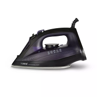 Tower T22011 Ceraglide Steam Iron In Purple and Black 