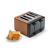 Bosch TAT4P449GB Designline 4 Slice Copper Toaster 